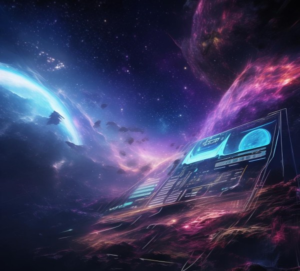大气星空科技动态模板